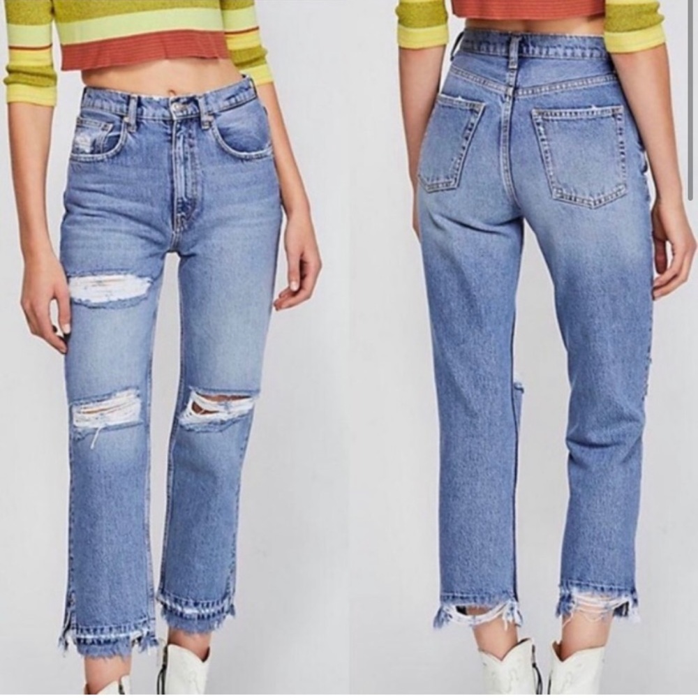 Free People Lita High Waist Jeans